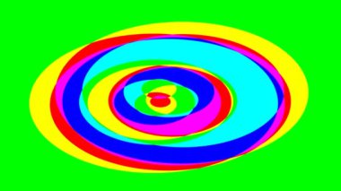 Overlapping Color Mixing Subtractive Colors Bright