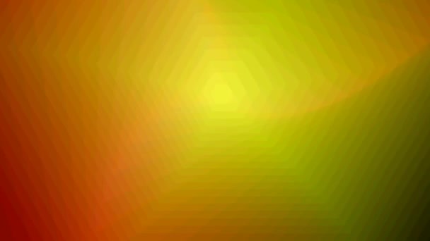 Wellenförmige polygonale Kanten abgestufte Schichten gedeckter Farben — Stockvideo