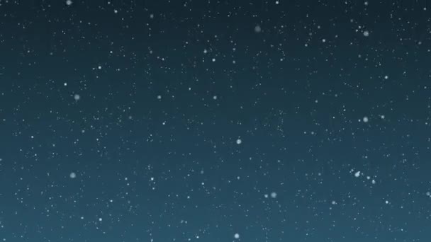 Fallend zufällig bläst rauen Schneefall Schnee unregelmäßige Schneemaske — Stockvideo