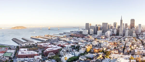 Cityscape San Francisco ve manzarası — Stok fotoğraf