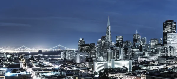 Paisaje urbano de San Francisco y vista al horizonte —  Fotos de Stock