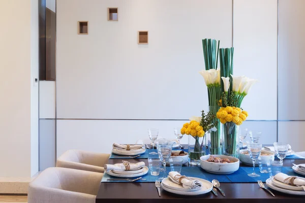 Interno della moderna sala da pranzo — Foto Stock