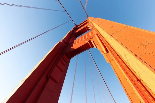 San Francisco Gold Gate Bridge em dia ensolarado — Fotografia de Stock