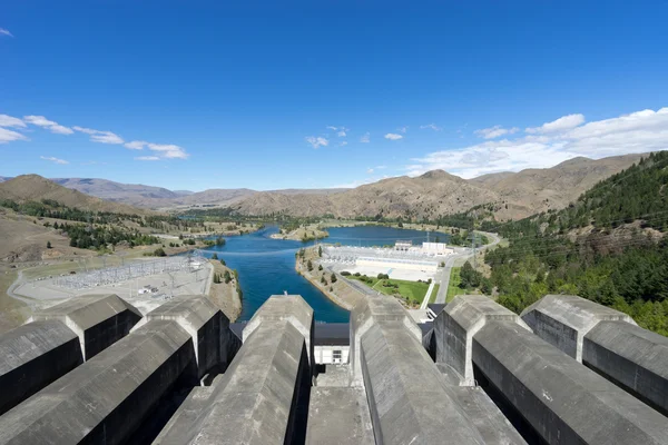 Central hidroeléctrica de Nueva Zelanda — Foto de Stock