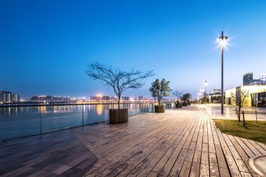 cityscape ve Hangzhou manzarası ile boş yere