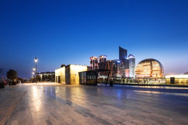 cityscape ve Hanghzou manzarası ile boş yere