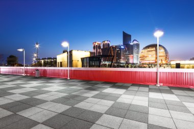 cityscape ve Hanghzou manzarası ile boş yere