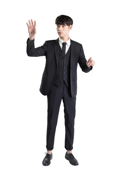 Joven guapo asiático hombre de negocios — Foto de Stock