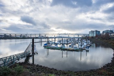 Deniz ve manzarası Portland yatlar