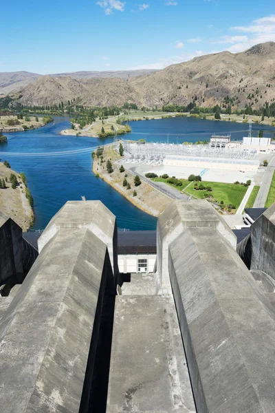 Central hidroeléctrica de Nueva Zelanda — Foto de Stock