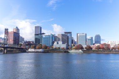 su, manzarası ve Portland cityscape