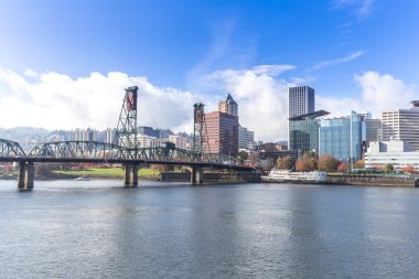 su, manzarası ve Portland cityscape