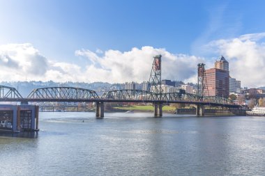 su, manzarası ve Portland cityscape
