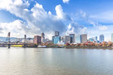 su, manzarası ve Portland cityscape