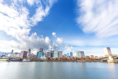 su, manzarası ve Portland cityscape