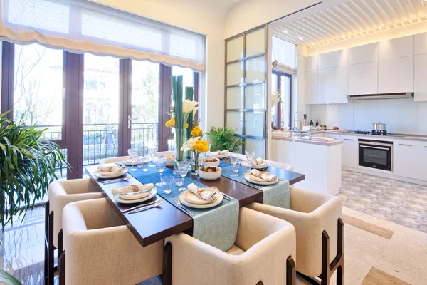 Interior of modern dining room — Stock Photo, Image