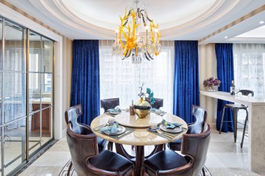 lüks yemek odası iç