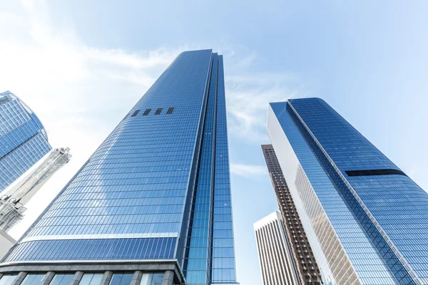 Look up modern office buildings — Stock Photo, Image