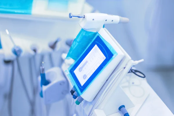 Equipment in modern dentist clinic — Stock Photo, Image