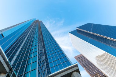 Los Angeles'ta modern ofis binaları 