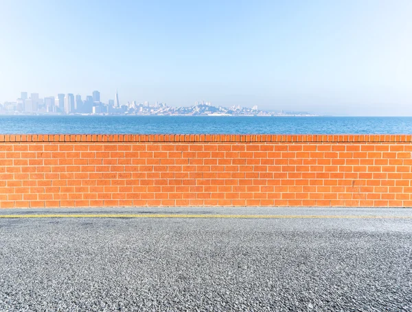 Skyline en skyline van San Francisco — Stockfoto