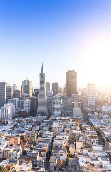 Cityscape ve San Francisco manzarası — Stok fotoğraf