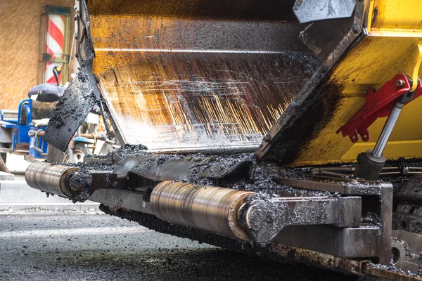 Detalle del rodillo de carretera — Foto de Stock