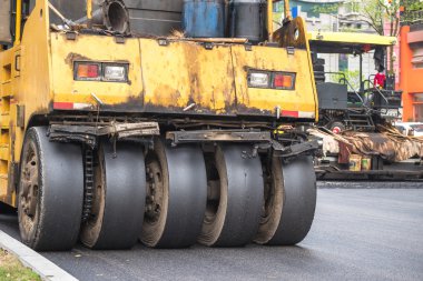 yol silindiri yolda detay