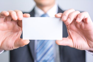 işadamı holding beyaz boş kağıt