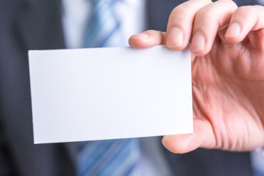 işadamı holding beyaz boş kağıt