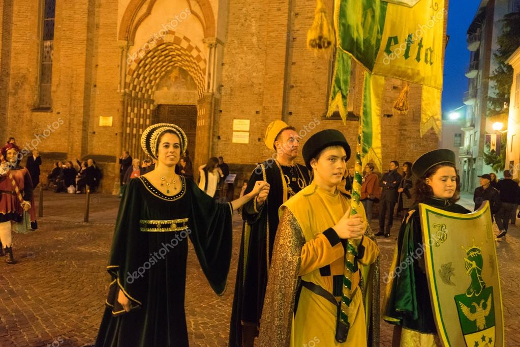 Street costume parade in Zurich at night Stock Editorial Photo