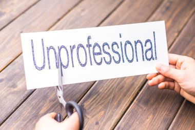 profesyonel olmayan profesyonel kağıt makas tarafından için