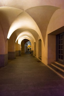 Ortaçağ kilise Zürih'te iç