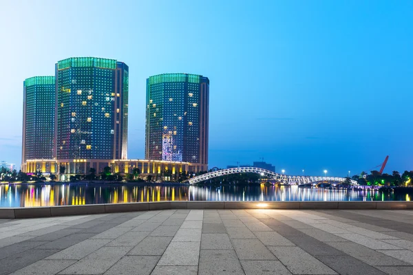 Modern office buildings in Hangzhou — Stock Photo, Image