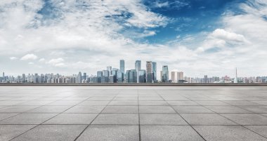 cityscape ve Chongqing manzarası ile boş yere