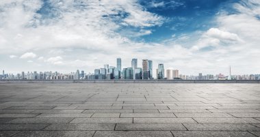 cityscape ve Chongqing manzarası ile boş yere