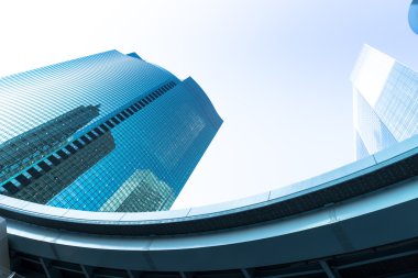 Modern ofis binaları şehir Tokyo