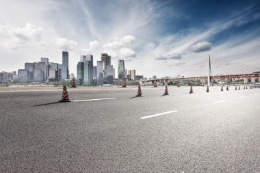 cityscape ve Chongqing manzarası ile boş yere 
