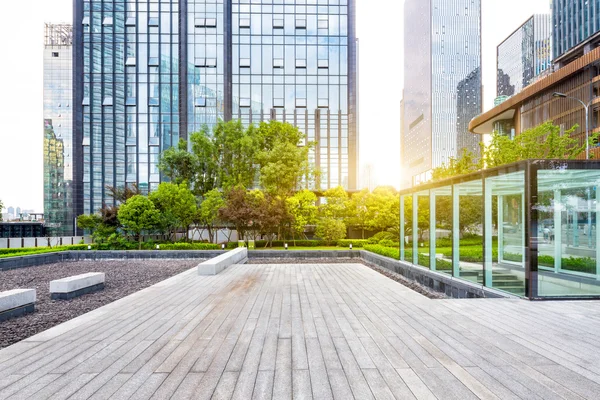 Edifícios de escritórios modernos em Chongqing — Fotografia de Stock