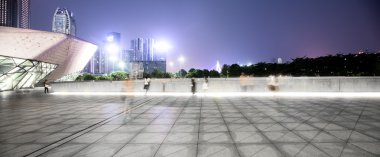 boş veranda Simgesel Yapı Guangzhou kuleden
