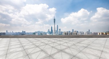 boş yere Simgesel Yapı Guangzhou kuleden