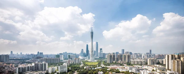 Cityscape dan skyline Guangzhou — Stok Foto