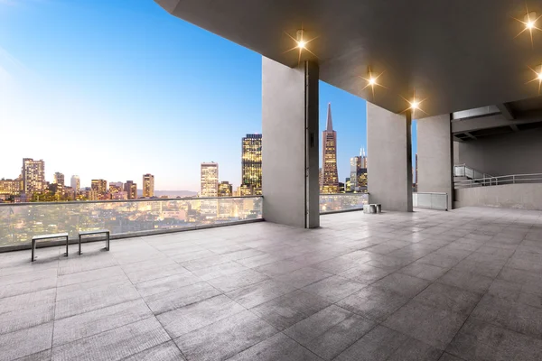 Cityscape and skyline of San Francisco from floor — Stock Photo, Image