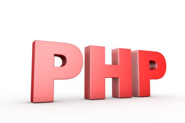 3D illüstrasyon işareti php