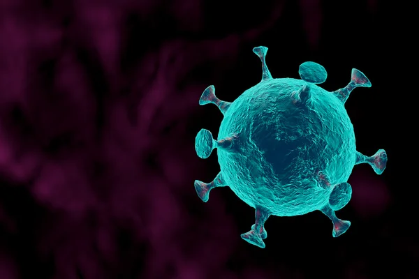 3D αφηρημένη ιού — Φωτογραφία Αρχείου