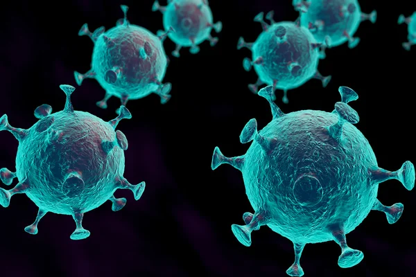 3D αφηρημένη ιού — Φωτογραφία Αρχείου
