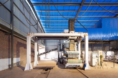 tuğla üretim hattı