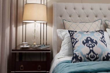 lüks yatak odası iç