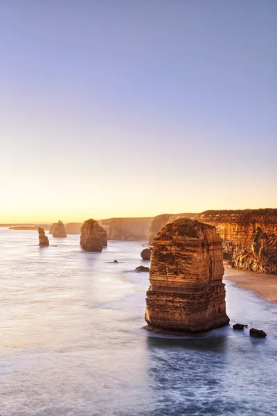 De tolv apostlesaustralia, victoria, port campbell, förhöjda — Stockfoto