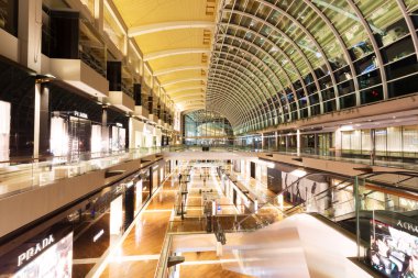 Singapur - 1 Temmuz: marina bay sands iç itibariyle shoppes 